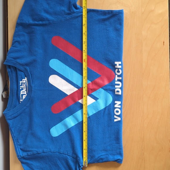 Von Dutch Logo Spell Out Shirt T-Shirt, US Men's SM, EUC - Picture 8 of 16